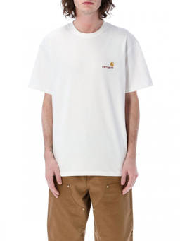 Carhartt WIP - White Embroidered Logo T-Shirt