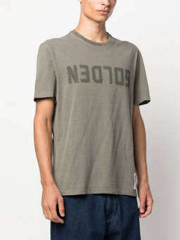 Golden Goose - Green Logo Cotton T-Shirt