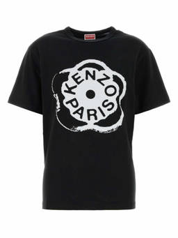 Kenzo - Black Crew Neck Graphic Logo T-Shirt (XS)