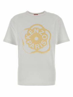 Kenzo - White Crew Neck Graphic Logo T-Shirt (S)