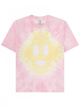 Casablanca - Pink Tie-Dye Crew Neck T-Shirt