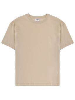 Filippa K - Beige Solid Crew Neck T-Shirt