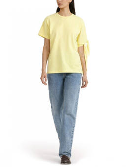 JW Anderson - Yellow Solid Crew Neck T-Shirt