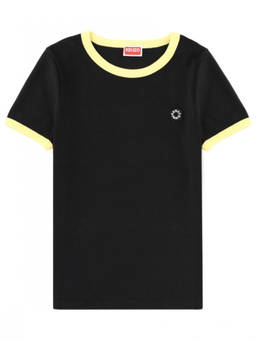 Kenzo - Black Solid Round Neck T-Shirt