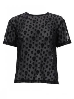 McQ Alexander McQueen - Black Graphic Round Neck T-Shirt (XS)