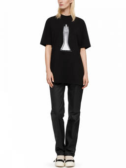Rick Owens - Black Graphic Crew Neck T-Shirt