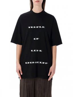 Rick Owens - Black Graphic Crew Neck T-Shirt