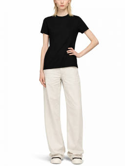 Rick Owens - Black Solid Crew Neck T-Shirt (M)