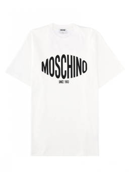Moschino - White Crew Neck T-Shirt