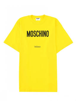 Moschino - Yellow Crew Neck T-Shirt (S)