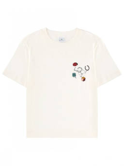 Ps By Paul Smith - White Graphic Crew Neck T-Shirt