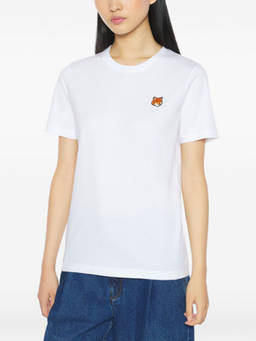 Maison Kitsune - White Fox Head Cotton T-Shirt