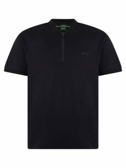 Boss - Black Mock Collar T-Shirt