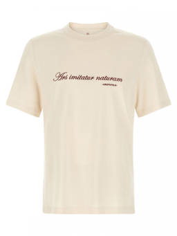 Brunello Cucinelli - Off White Embroidered T-Shirt