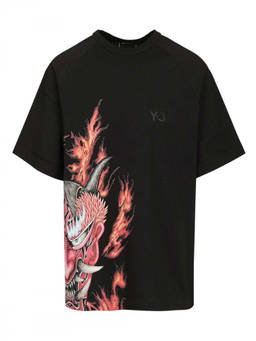Y-3 - Black Graphic Logo T-Shirt
