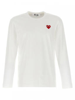 COMME des GARCONS - White Logo Patch T-Shirt