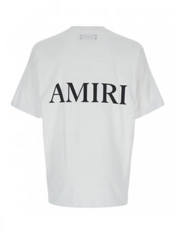 Amiri - White Logo-Print Cotton T-Shirt (M)