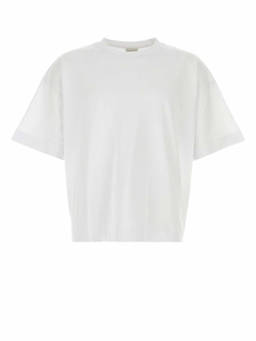 Dries Van Noten - White Cotton Oversize T-Shirt