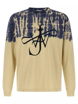 JW Anderson - Multicolour Ribbon Anchor Tie-Dye T-Shirt