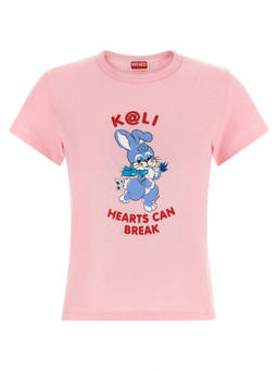 Kenzo - Pink Cartoon T-Shirt (M)