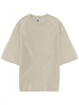 The Garment - Beige Solid Crew Neck T-Shirt