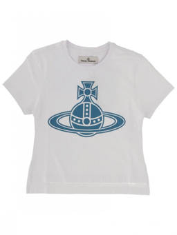 Vivienne Westwood - White Graphic Crew Neck T-Shirt