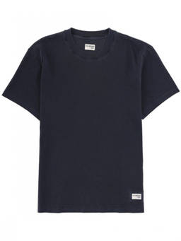 Fay - Blue Solid Crew Neck T-Shirt