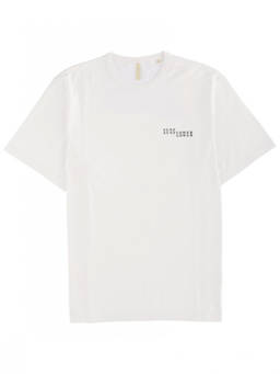 Sunflower - White Logo Crew Neck T-Shirt