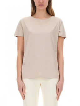 Fay - Beige Solid Round Neck T-Shirt (L)