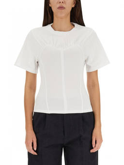 Isabel Marant - White Solid Crew Neck T-Shirt (XS)