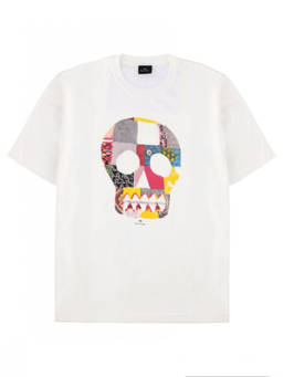 Ps By Paul Smith - White Graphic Crew Neck T-Shirt