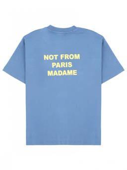 Drole De Monsieur - Blue Graphic Crew Neck T-Shirt