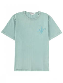 JW Anderson - Blue Logo Crew Neck T-Shirt