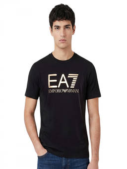 EA7 Emporio Armani - Black Logo Slim Fit T-Shirt