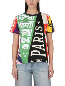 Kenzo - Multicolour Graphic Crew Neck T-Shirt (M)