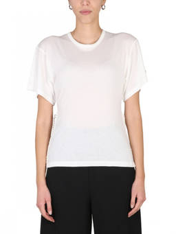 Stella McCartney - White Solid Crew Neck T-Shirt