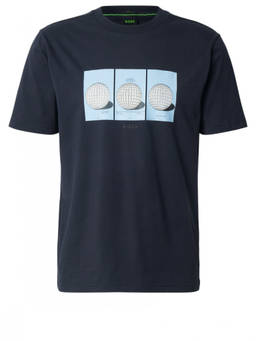 Boss - Navy Blue Regular T-Shirt