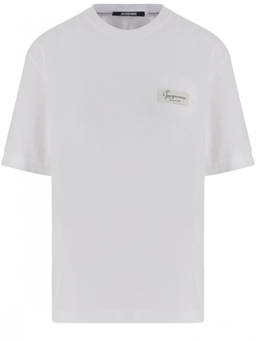 JACQUEMUS - White Crew Neck T-Shirt