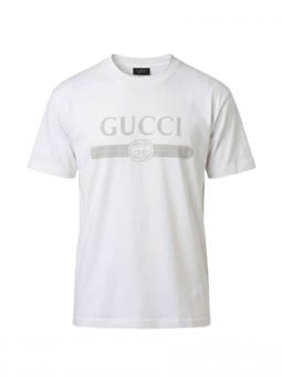 Gucci - White Crew Neck T-Shirt