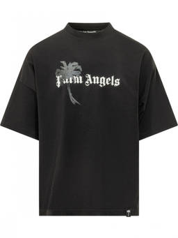Palm Angels - Black Crew Neck T-Shirt