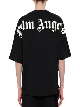 Palm Angels - Black Oversized Logo T-Shirt