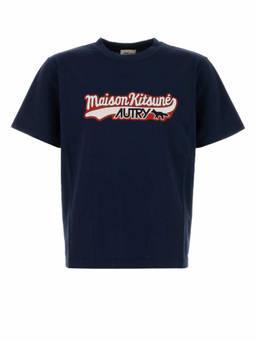 Autry - Navy Blue Cotton T-Shirt