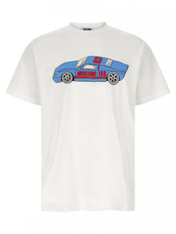 Moschino - White Printed T-Shirt (M)