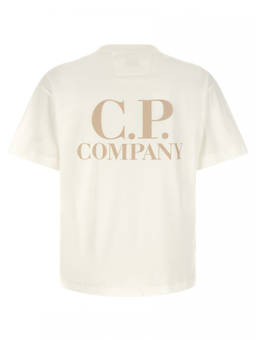 C.P. Company - White Logo T-Shirt