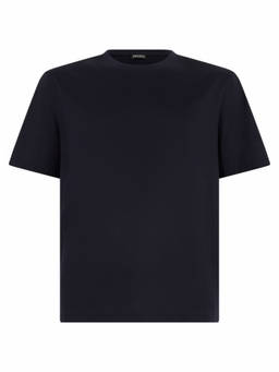 Zegna - Black Cotton T-Shirt