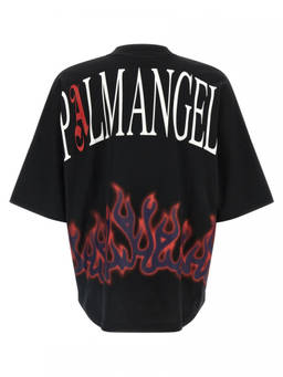 Palm Angels - Black Flames T-Shirt (S)