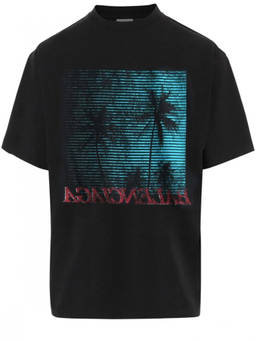 Balenciaga - Black Graphic Logo T-Shirt