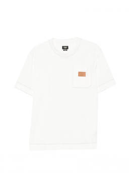 Fendi - White Regular Logo T-Shirt (XL)
