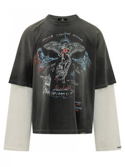 REPRESENT - Black Crew Neck T-Shirt