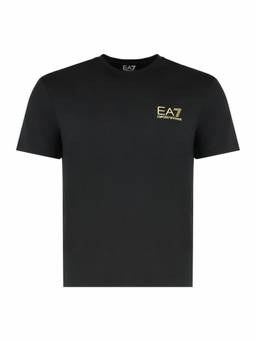 EA7 Emporio Armani - Black Logo Crew Neck T-Shirt (2XL)